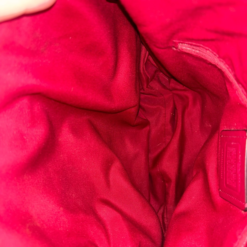 Coach Suede Marlon Hobo Pebbled leather - Picture 7 of 7